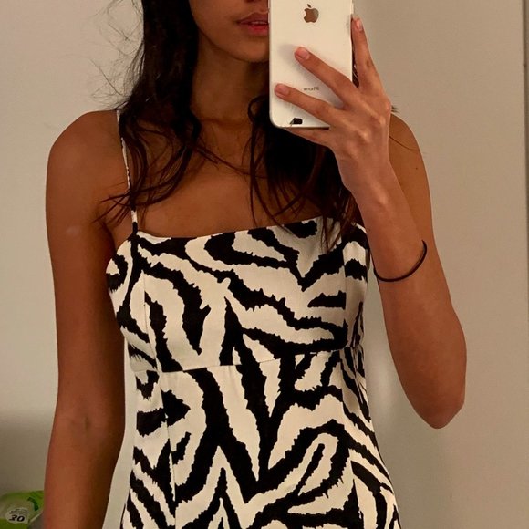 Zara Zebra Print Dress - Picture 4 of 4